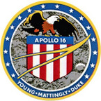 STICKER NASA APOLLO MISSION 16