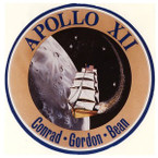 STICKER NASA APOLLO MISSION 12