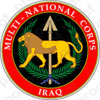 STICKER MILITARY Multi-National Corps-Iraq (MNC-I) Emblem