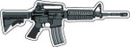 STICKER MILITARY WEAPON Colt M4 Carbine