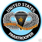 STICKER MILITARY USMC ARMY NAVY COMBAT PARATOOPER