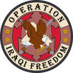STICKER MILITARY Operation Iraqi Freedom 5