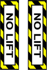 STICKER MILITARY NO LIFT