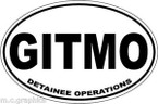 STICKER MILITARY GITMO VETERAN