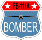 STICKER MILITARY FB-111A BOMBER