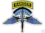 STICKER MILITARY BADGE HALO 2 BASIC RANGER