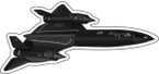 STICKER MILITARY AIRCRAFT SR-71 Blackbird 6.0P