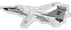 STICKER MILITARY AIRCRAFT F-111A Sparkvark