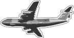 STICKER MILITARY AIRCRAFT C-5 Galaxy