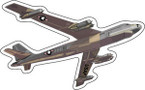STICKER MILITARY AIRCRAFT B47 Strato Jet