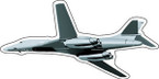STICKER MILITARY AIRCRAFT B-1 Lancer