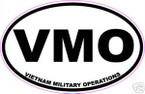 STICKER MILITARY  VIETNAM  VETERAN