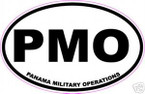 STICKER MILITARY  PANAMA  VETERAN
