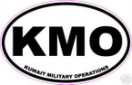 STICKER MILITARY  KUWAIT  VETERAN