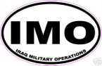 STICKER MILITARY  IRAQ  VETERAN