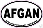 STICKER MILITARY  AFGHANISTAN  VETERAN