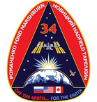STICKER ISS Expedition  34