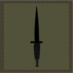 STICKER British SSI - Great Britain - Commando Brigade - Subdued