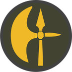 STICKER British SSI - 78th Division