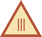 STICKER British SSI - 3rd Infantry Brigade