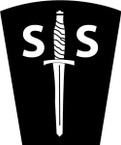 STICKER British SSI - 2nd Commando Special Service - WW2