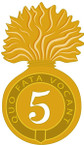 STICKER British DUI - 5th Royal Fusiliers