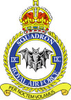 Sticker British Crest - RAF - 9 Squadron