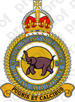 STICKER British Crest - RAF - 249 Squadron