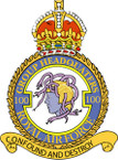 STICKER British Crest - RAF - 100 Group