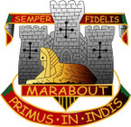 STICKER British Crest - Devonand Dorset Regiment - 1