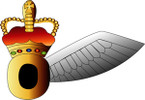 STICKER British Badge - Observing Wing - AAC