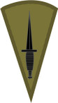 STICKER British Badge - Commando Qualification Badge - Subdued
