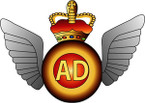 STICKER British Badge - Air Dispatch Wing - Mess Dress