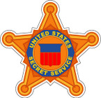 STICKER ALL UNITED STATES SECRET SERVICE