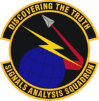 STICKER USAF Signals Analysis Squadron Emblem