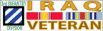 BUMPER STICKER US ARMY 3RD INFANTRY DIVISION IRAQ VET