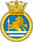British Navy HMS Vanguard (S28) Submarine Emblem Sticker
