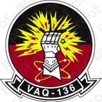 STICKER USN VAQ 136 Gauntlets