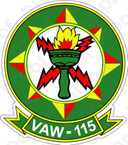 STICKER USN VAW 115 Liberty Bells