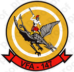 STICKER USN VFA 147 Argonauts