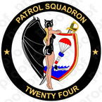 STICKER USN VP 24 Black Cat
