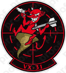STICKER USN VX 31 Dust Devils