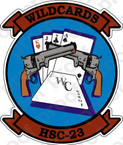 STICKER USN HSC 23 WILDCARDS