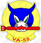 STICKER USN VA 55 Torpcats