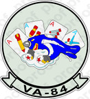 STICKER USN VA 84 Four Aces
