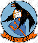 STICKER USN VA 97 Warhawks