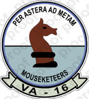 STICKER USN VA 16 Mouseketeers