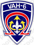 STICKER USN VAH 6 Fleurs