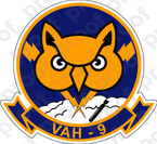 STICKER USN VAH 9 Hoot Owls