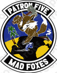 STICKER USN VP 5 Mad Foxes
